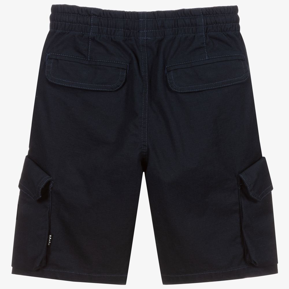 Boys navy cargo shorts clearance
