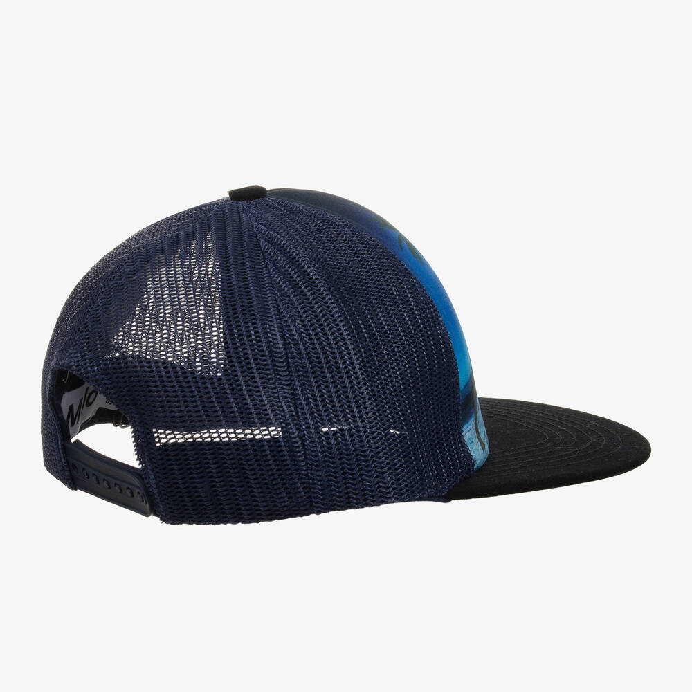 Molo-Boys Navy Blue Sunset Surfer Cap | Childrensalon Outlet