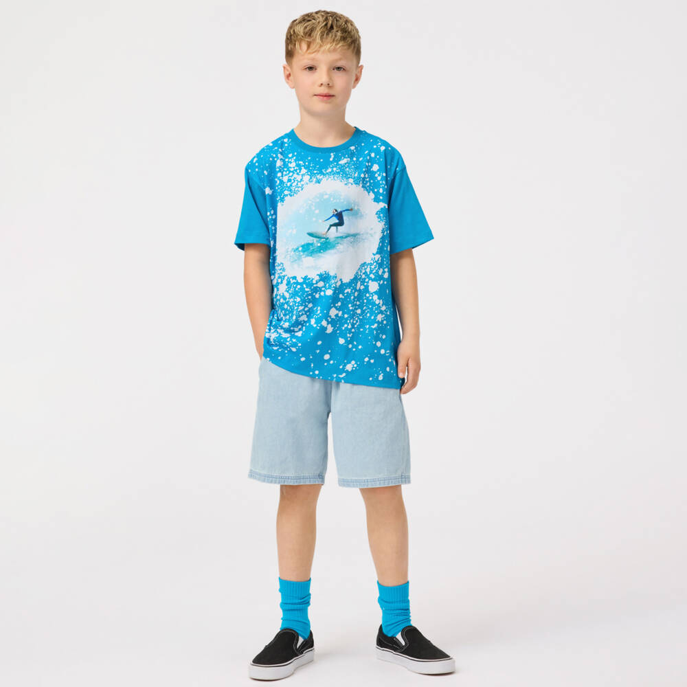 Molo-Футболка для мальчиков океанического синего цвета | Childrensalon Outlet