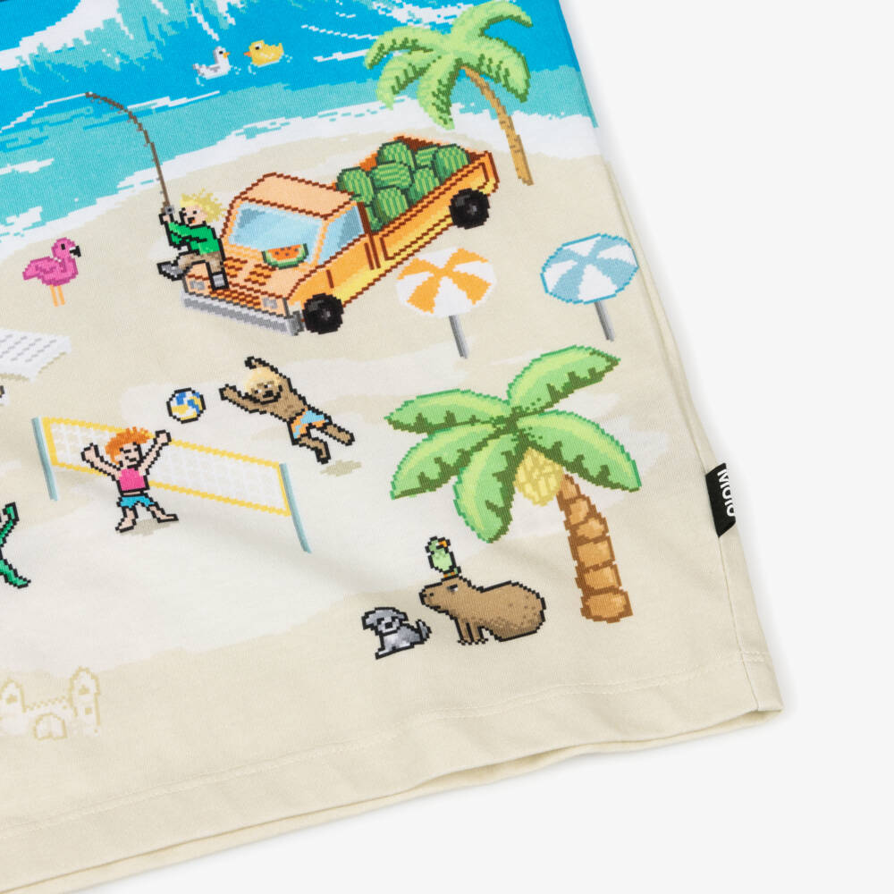 Molo-Boys Ocean Breeze Organic Tee | Childrensalon Outlet