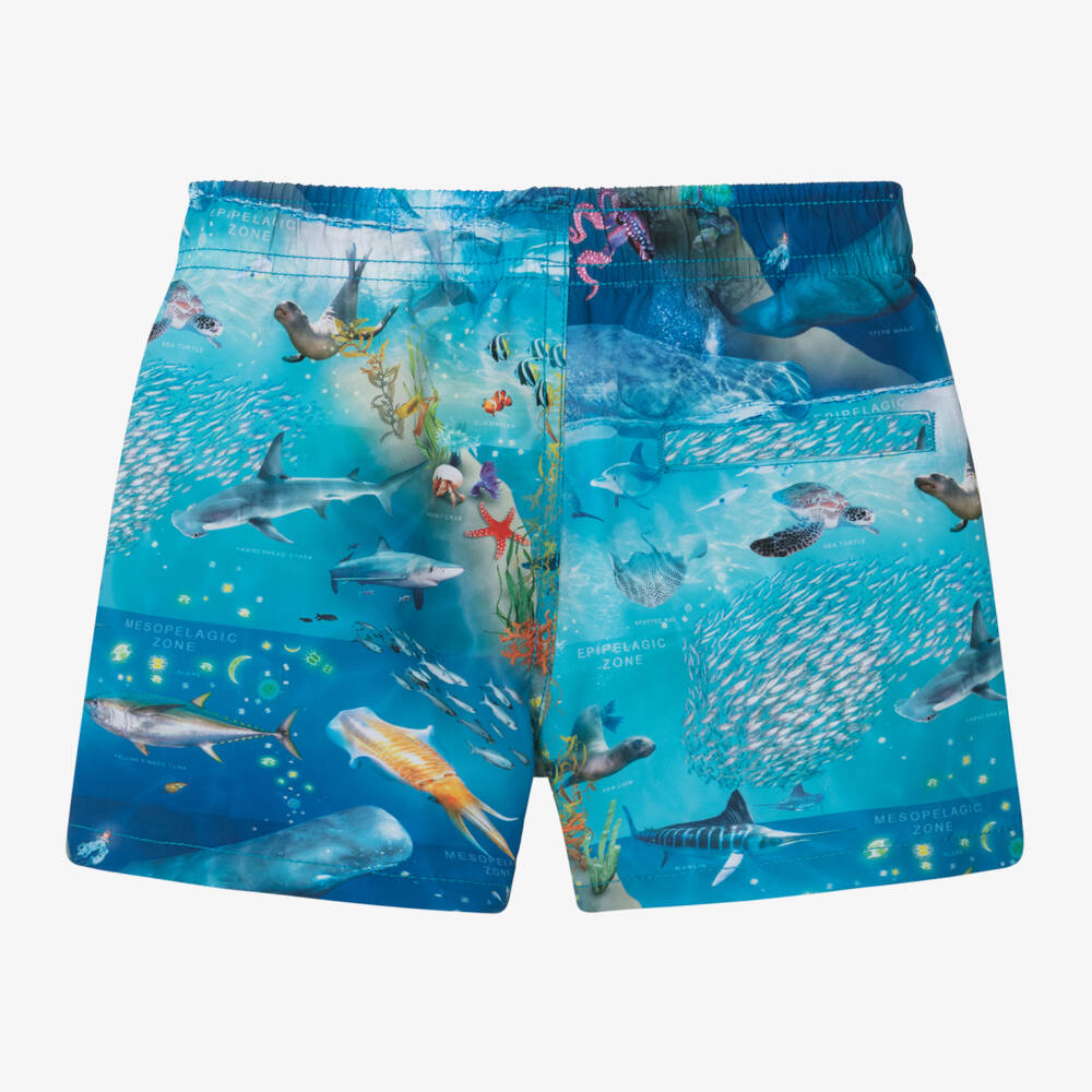 Molo-شورت سباحة لون أزرق للأولاد (UPF50+) | Childrensalon Outlet