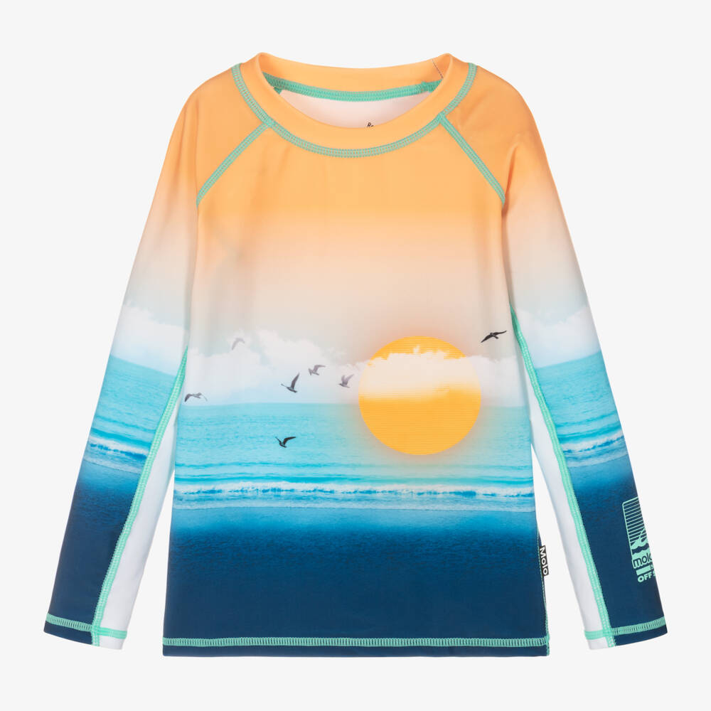 Molo-Boys Ocean & Sunset Swim Top | Childrensalon Outlet