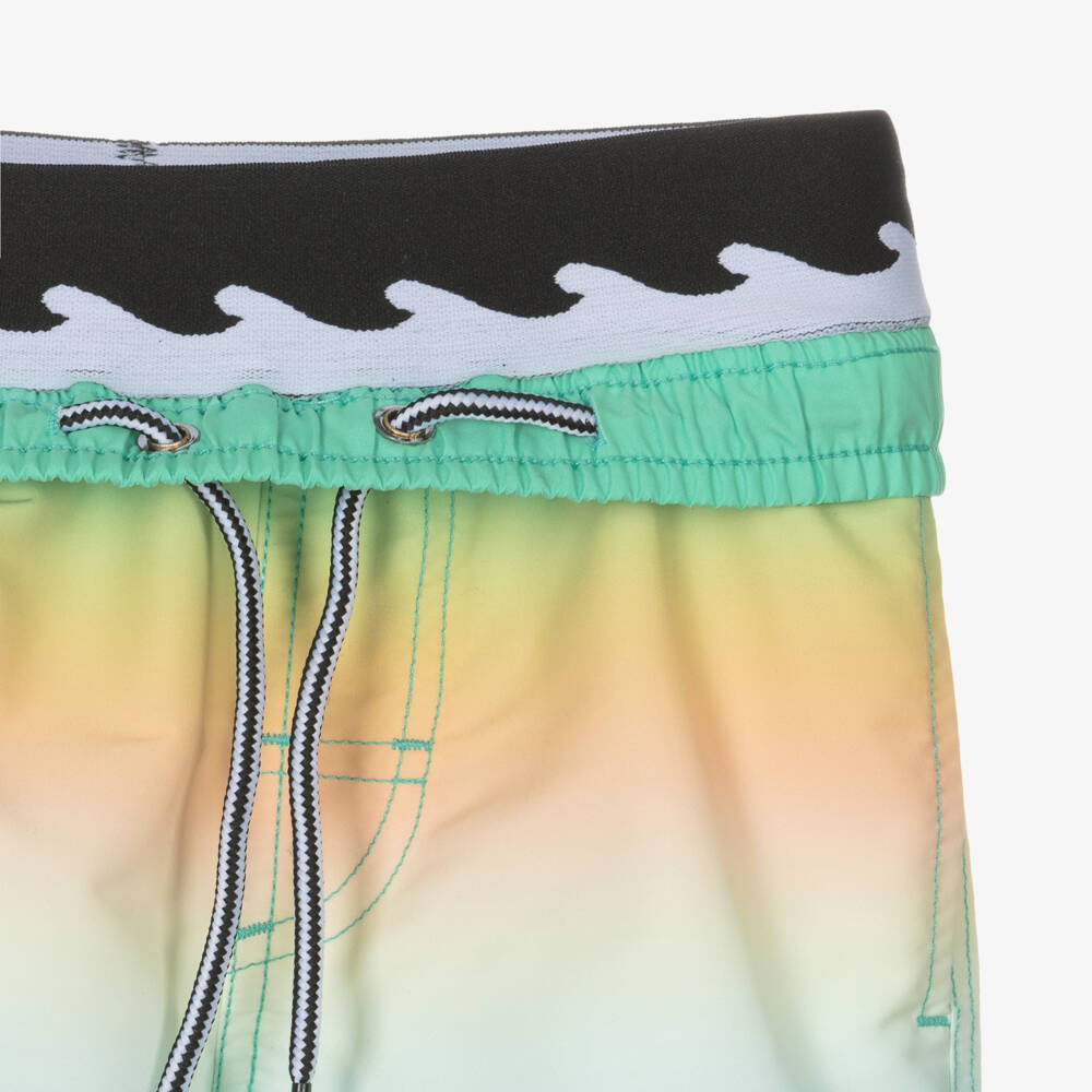 Molo-شورت سباحة لون أزرق وبرتقالي للأولاد (UPF50+) | Childrensalon Outlet