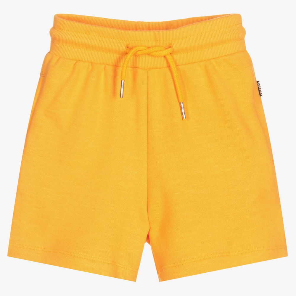 Molo-Boys Orange Cotton Shorts | Childrensalon Outlet