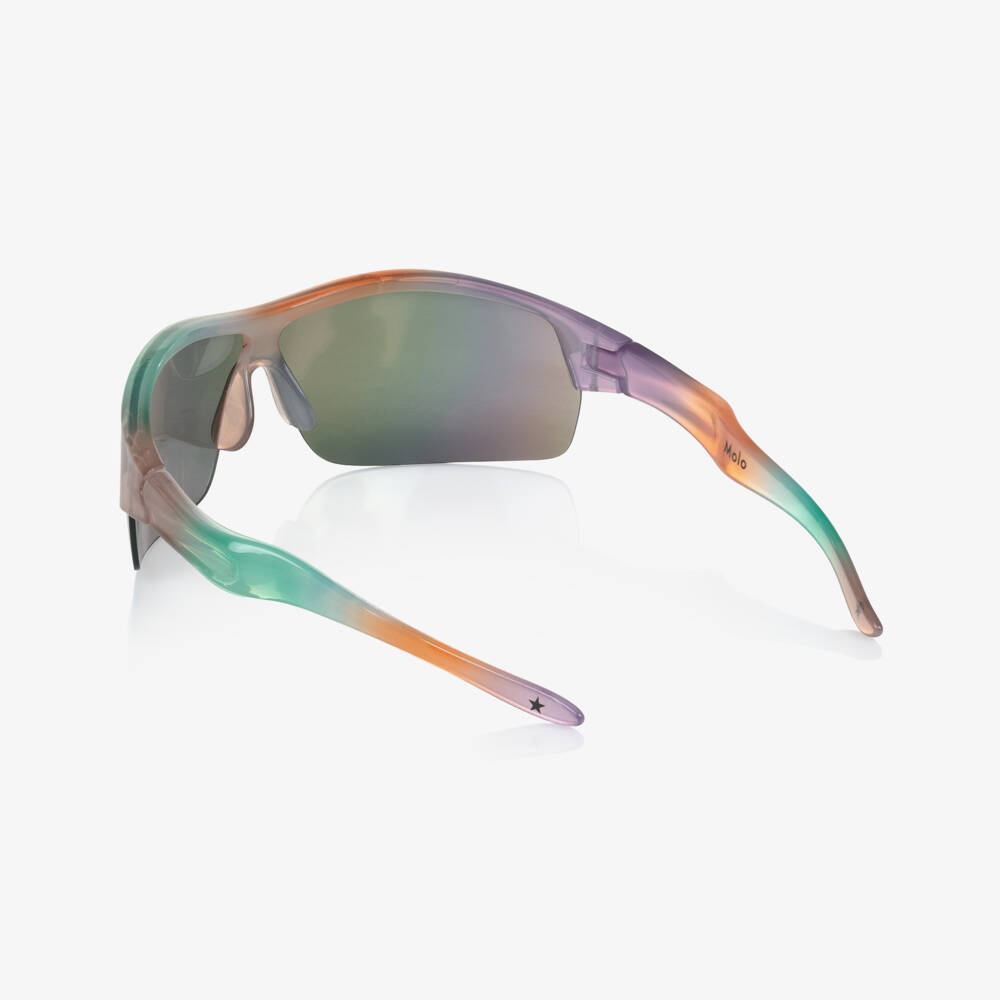 Molo-Boys Orange & Purple Mirror Sunglasses (UVA/UVB) | Childrensalon Outlet