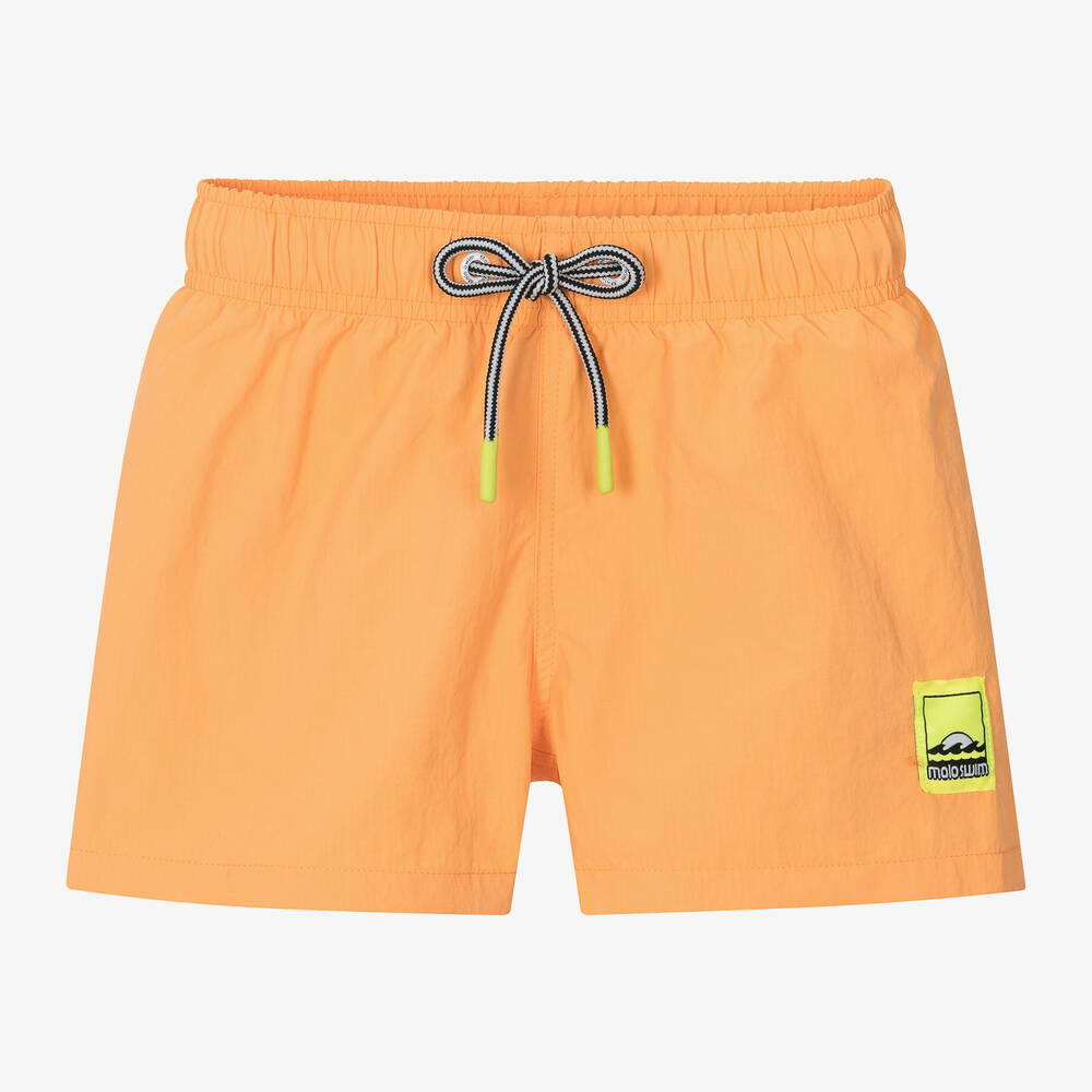 Molo-Boys Orange Swim Shorts (UPF50+) | Childrensalon Outlet