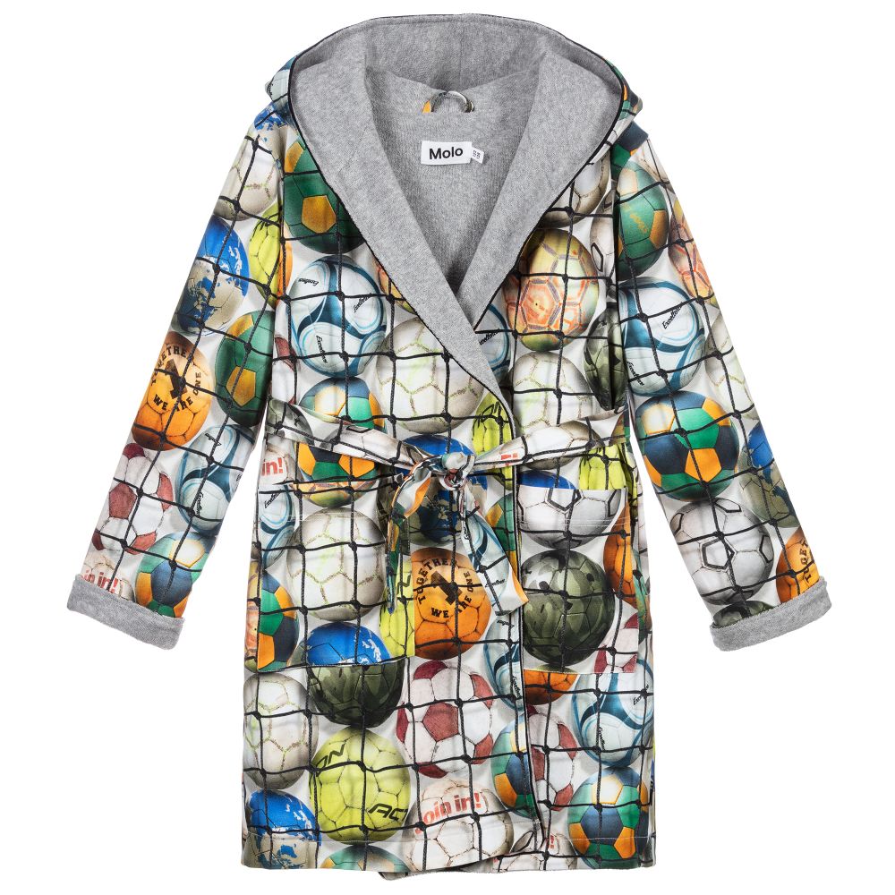 Molo - Boys Organic Cotton Bathrobe | Childrensalon