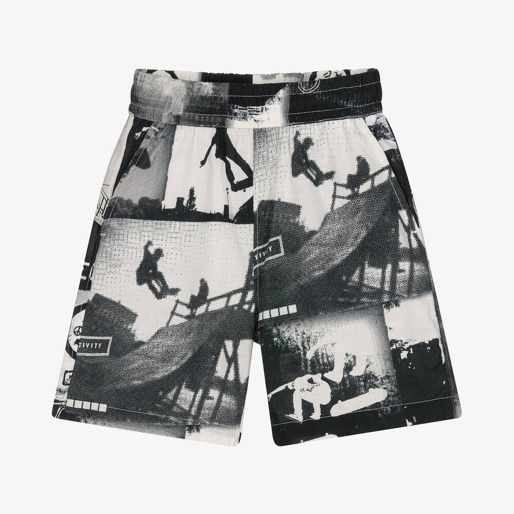 Molo - Boys Organic Cotton Skate Shorts | Childrensalon