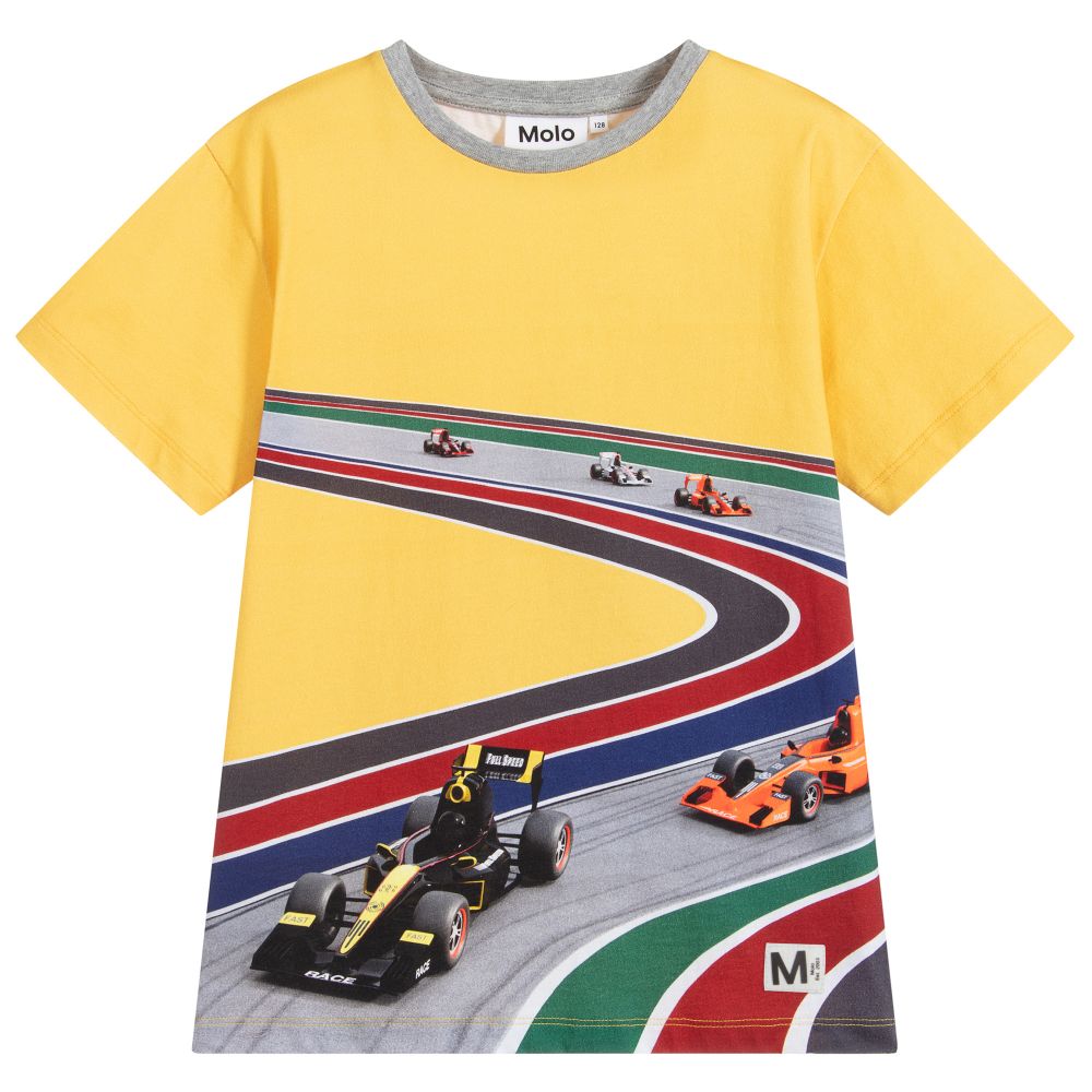 Molo - T-shirt en coton à motif voiture Garçon | Childrensalon