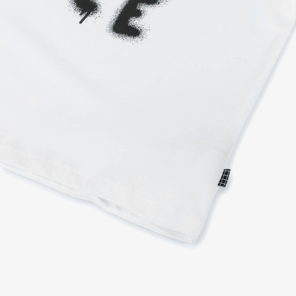 Molo-Футболка из органического хлопка белая для мальчиков | Childrensalon Outlet