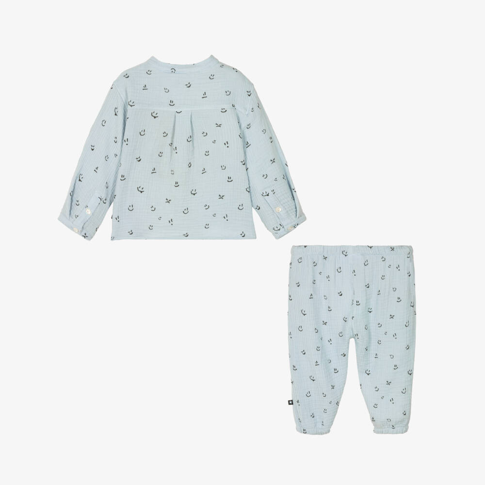 Molo-Boys Playful Blue Face Ensemble | Childrensalon Outlet