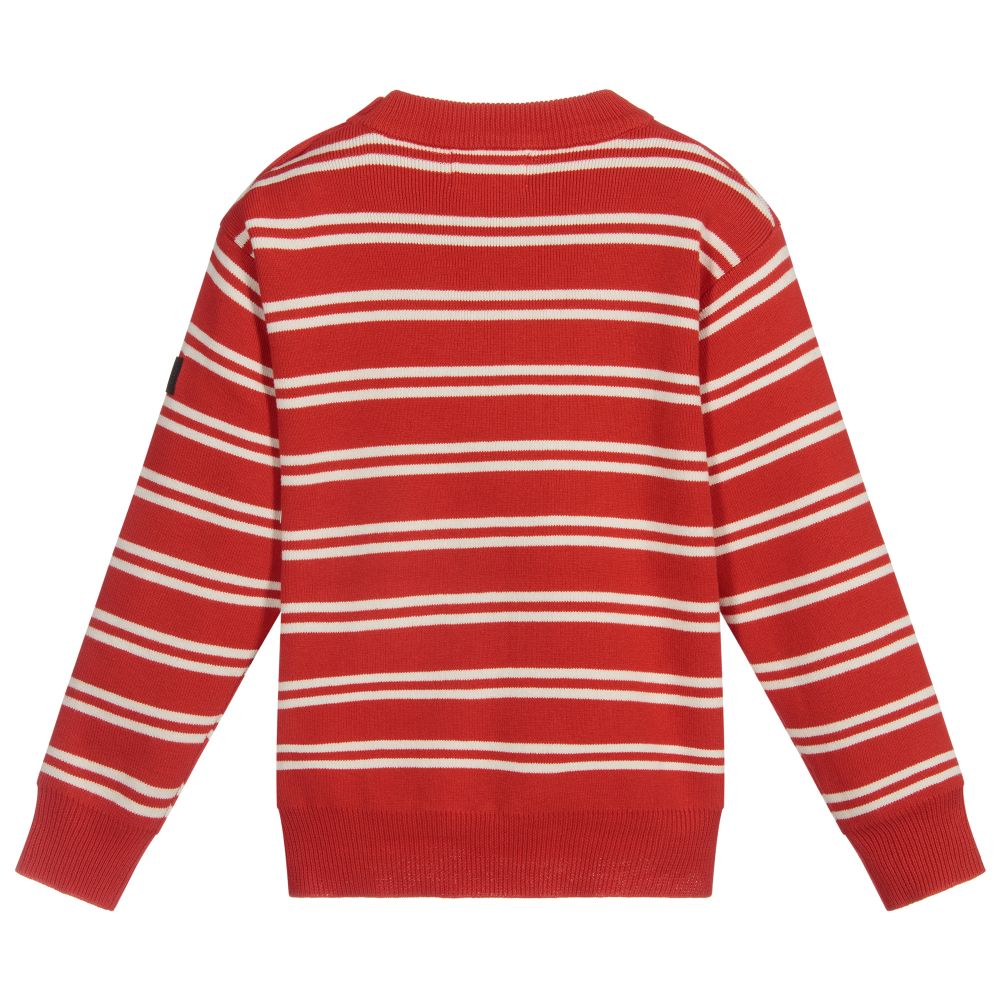 Molo-Boys Red Knitted Sweater | Childrensalon Outlet