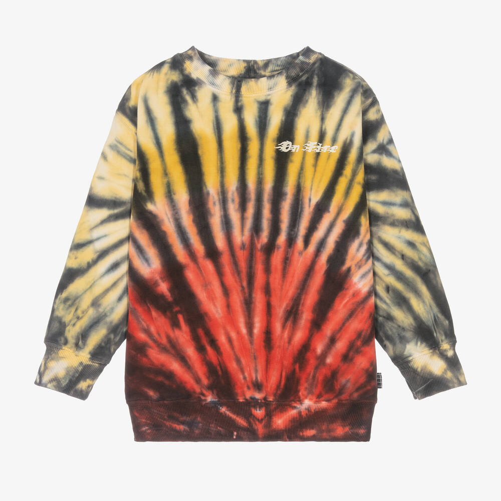 Red tie dye sweatshirt new arrivals