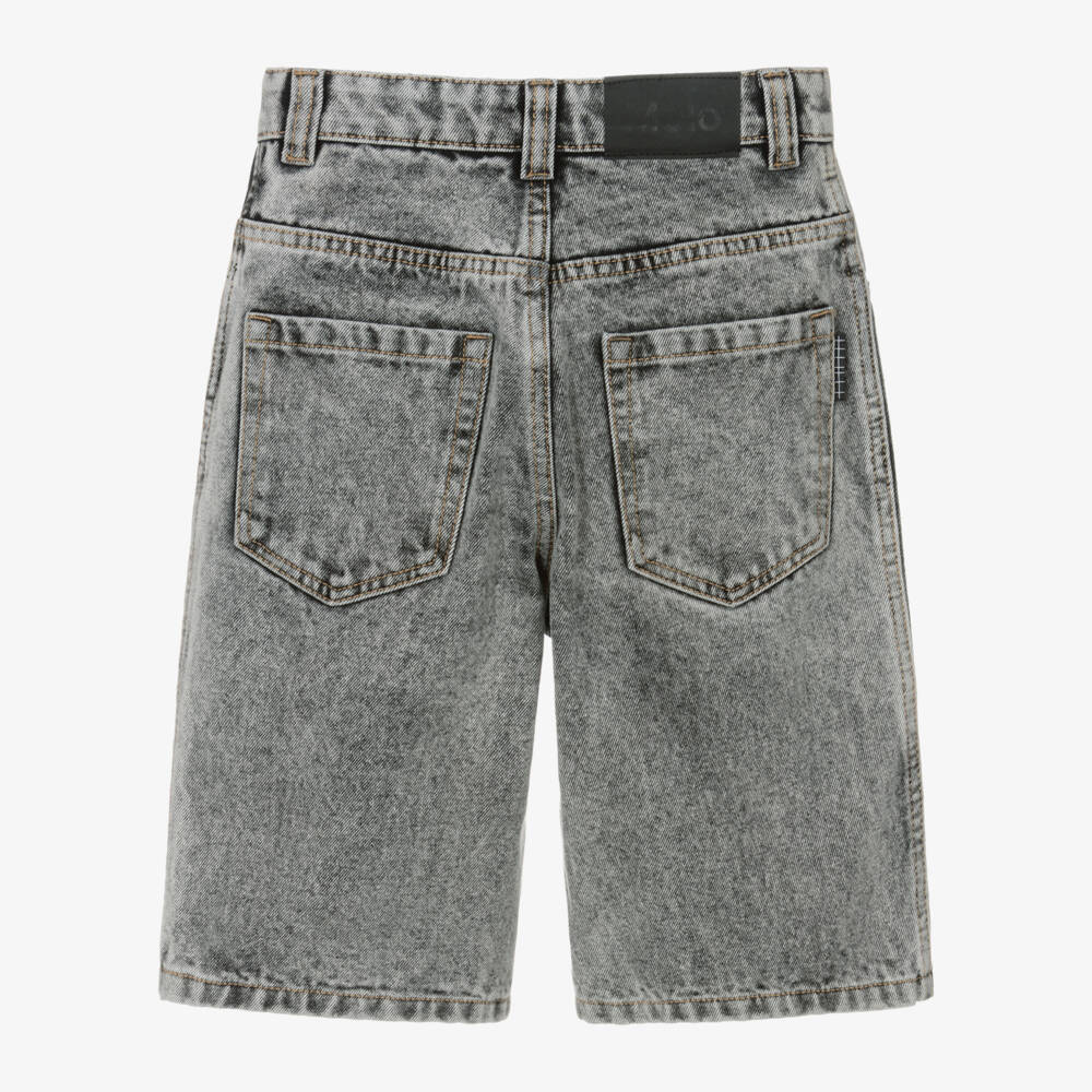 Molo-Boys Relaxed Grey Denim Shorts | Childrensalon Outlet
