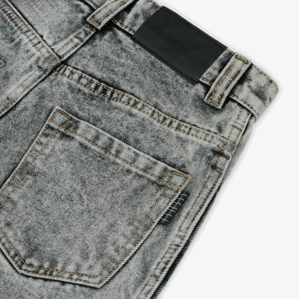 Molo-Boys Relaxed Grey Denim Shorts | Childrensalon Outlet