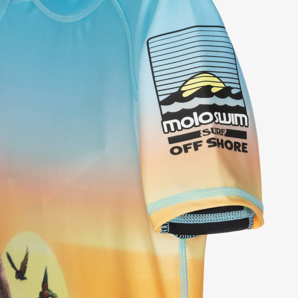 Molo-Boys Savanna Print Swim Top (UPF50+) | Childrensalon Outlet