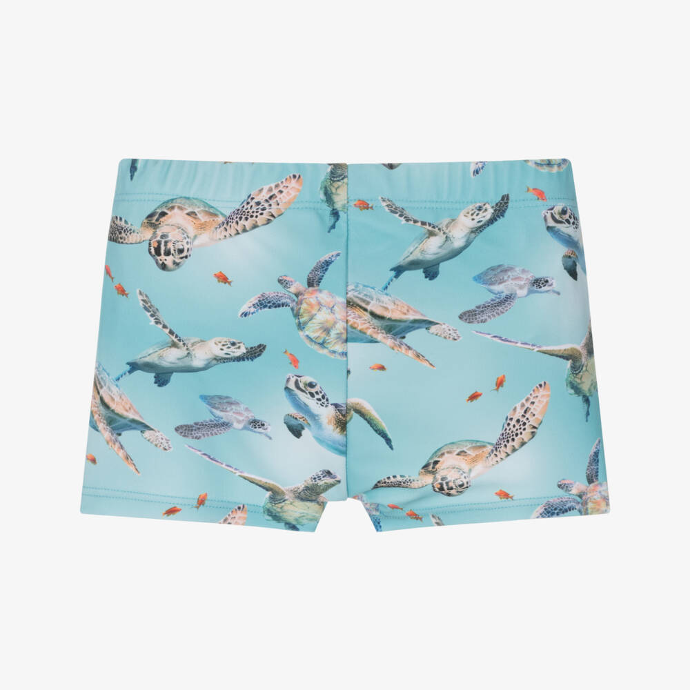 Molo-شورت سباحة للأولاد بنقشة السلحفاة البحرية | Childrensalon Outlet