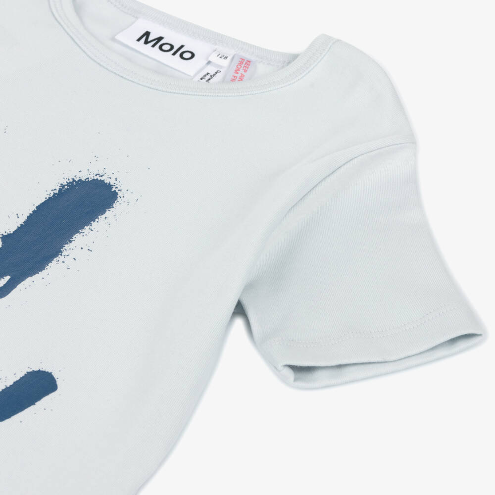 Molo-طقم نوم قطني أزرق سماوي للأولاد | Childrensalon Outlet