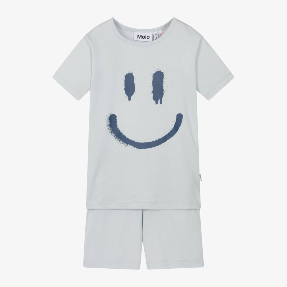 Molo-Хлопковый комплект для сна небесно-голубой для мальчиков | Childrensalon Outlet