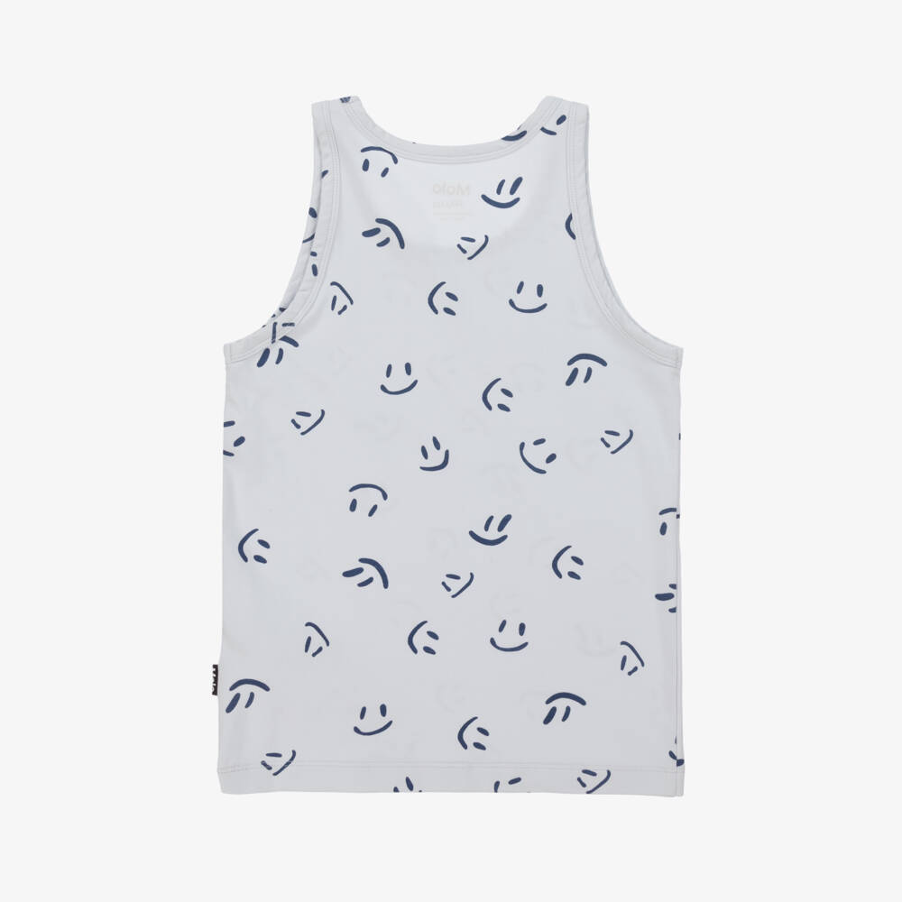 Molo-Boys Sky Blue Organic Vest Duo | Childrensalon Outlet