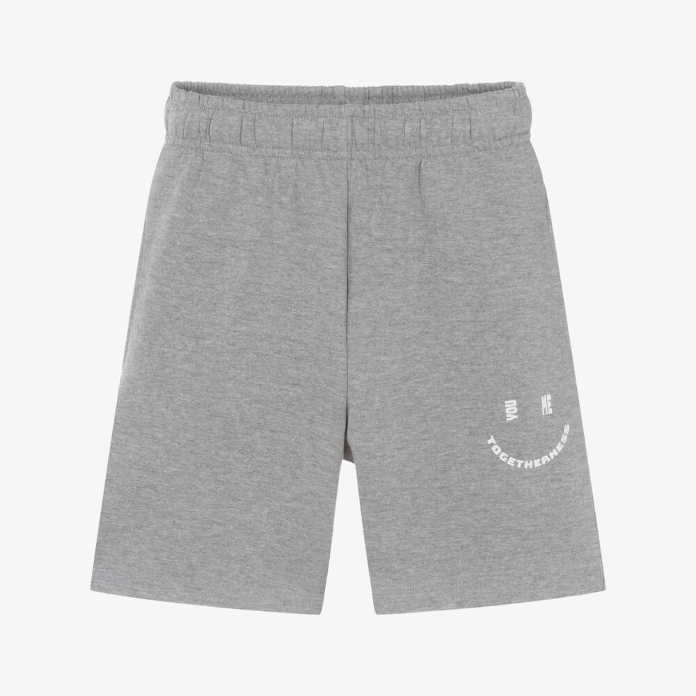 Molo-Boys Smiling Grey Comfort Shorts | Childrensalon Outlet