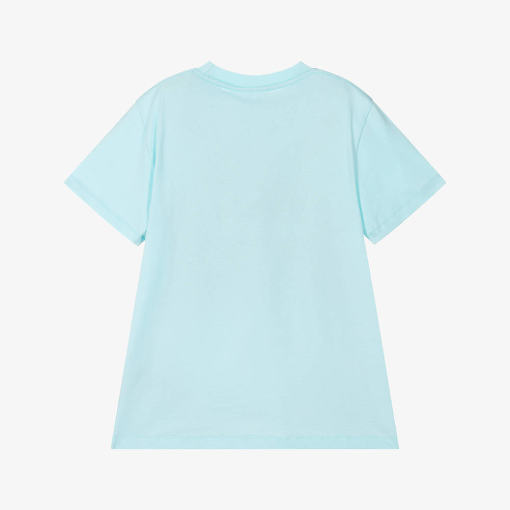 Molo-Boys Soft Blue Dino Tee | Childrensalon Outlet