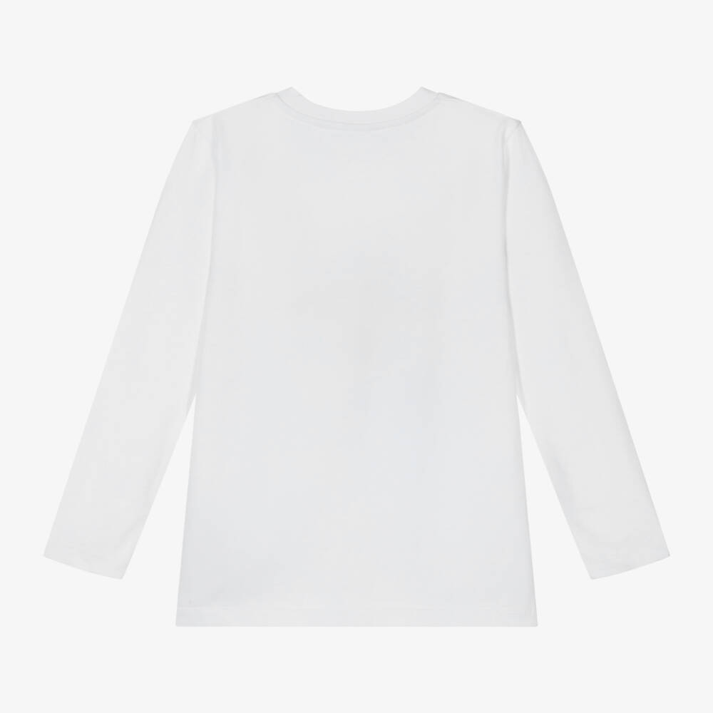 Molo-Мягкая белая футболка для мальчиков | Childrensalon Outlet