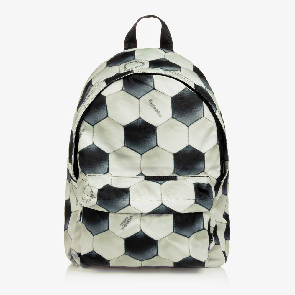 Molo-Boys Sports Motif White Backpack | Childrensalon Outlet