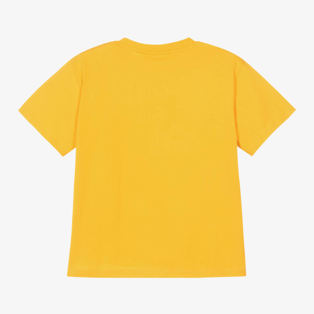 Molo-Boys Sunshine Emoji Cotton Tee | Childrensalon Outlet