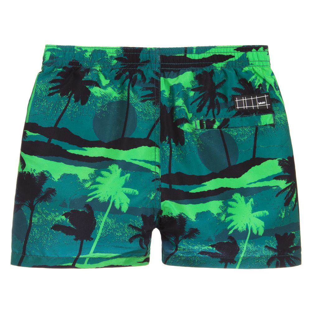 Molo-شورت سباحة لون أزرق وأحمر للأولاد (UPF50+) | Childrensalon Outlet