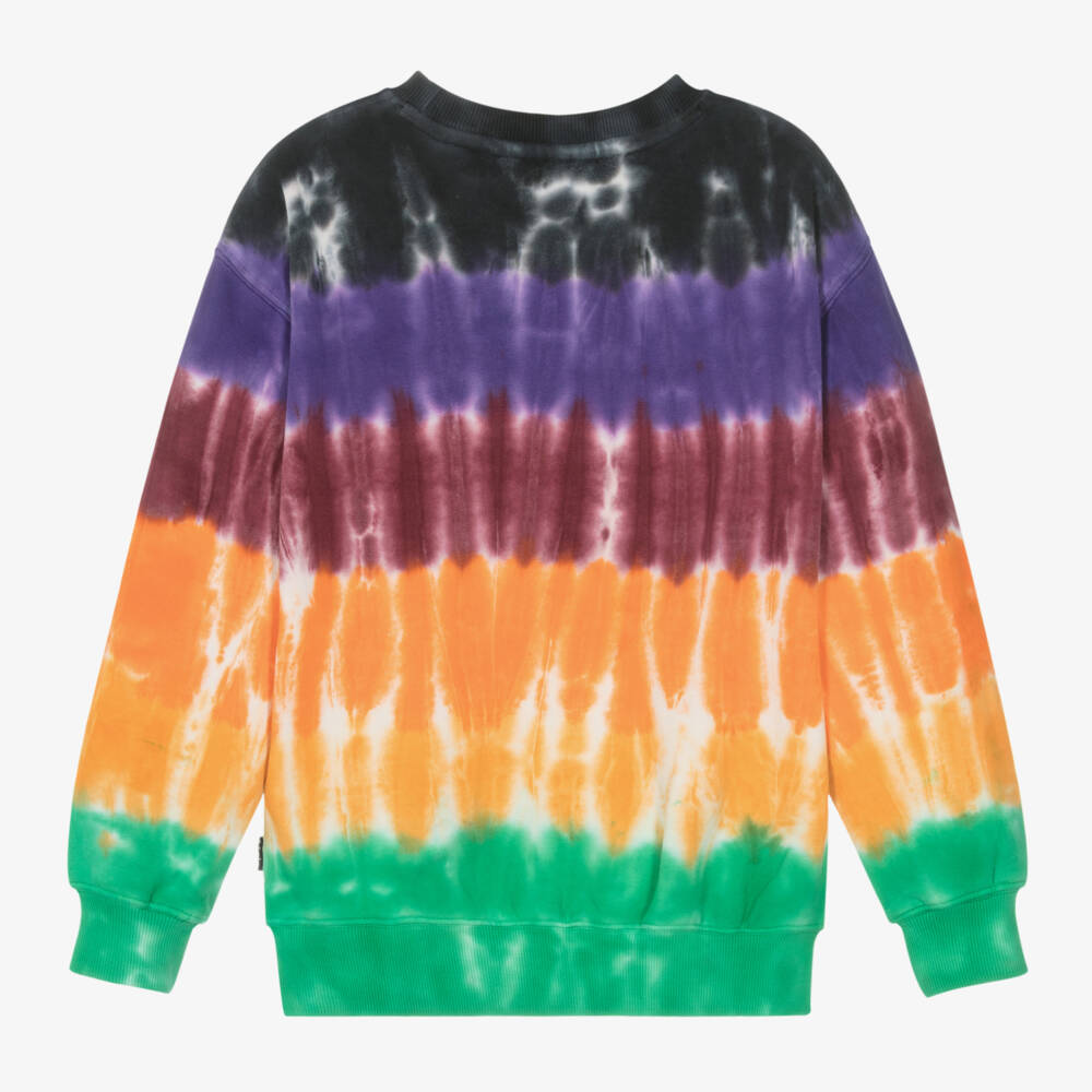 Molo-Boys Tie Dye Smile Sweatshirt | Childrensalon Outlet
