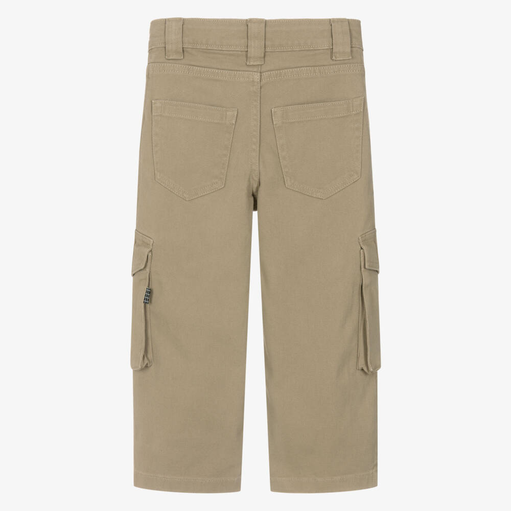 Molo-Boys Twill Cargo Trousers | Childrensalon Outlet