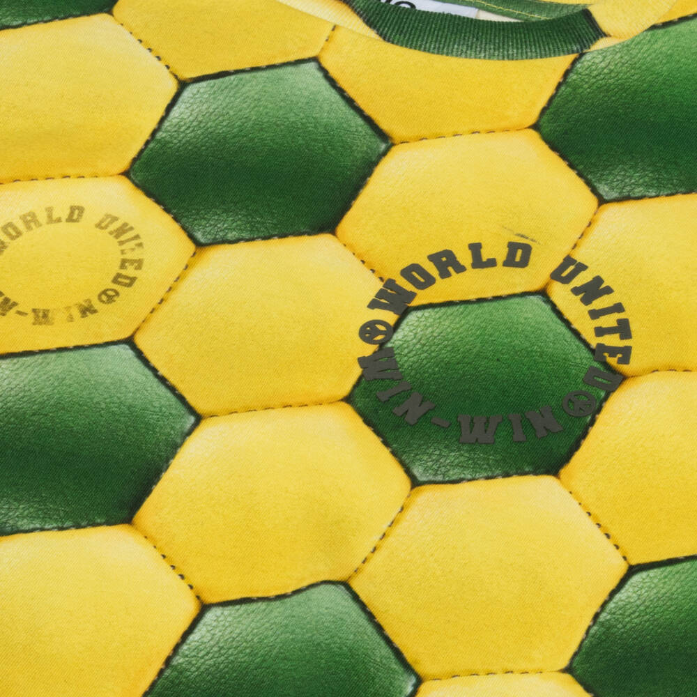 Molo-Boys Vibrant Football Tee in Organic Cotton | Childrensalon Outlet