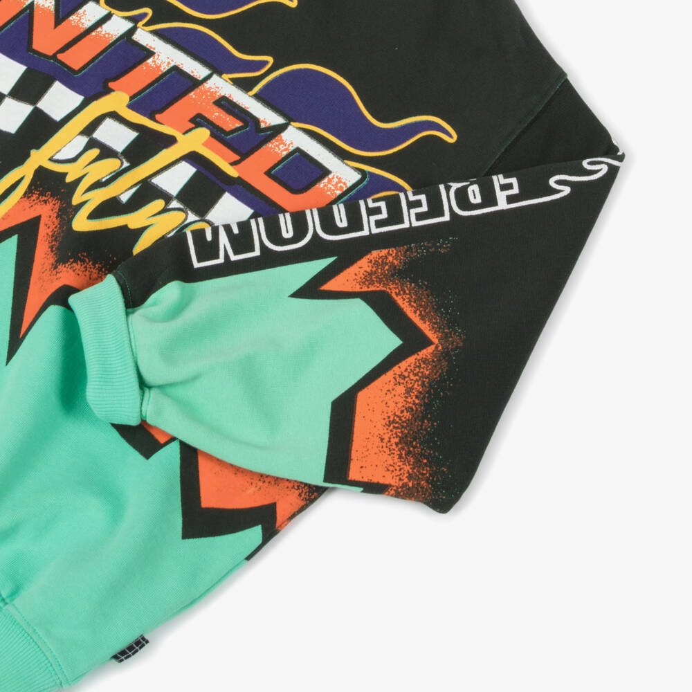 Molo-Boys Vibrant Green & Black Top | Childrensalon Outlet