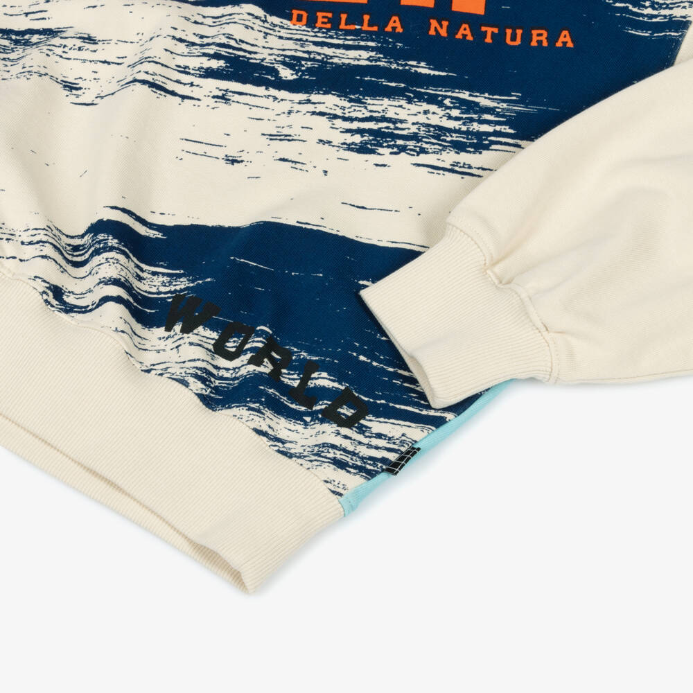 Molo-Boys Vibrant Green & Ivory Jersey | Childrensalon Outlet