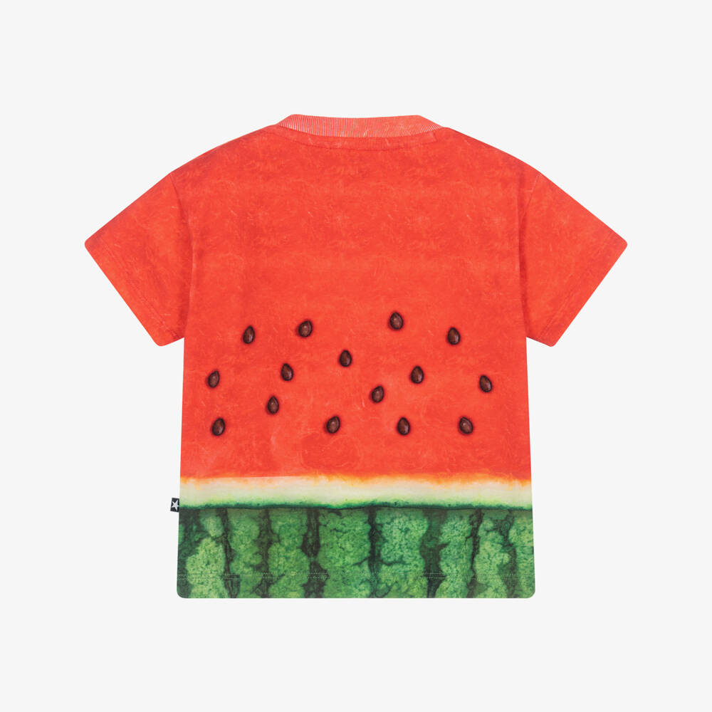 Molo-Boys Vibrant Melon Tee | Childrensalon Outlet