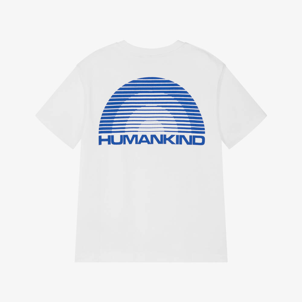 Molo-Футболка с графикой Humankind белая для мальчиков | Childrensalon Outlet