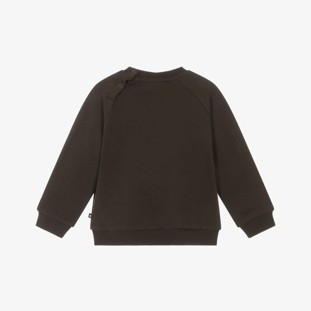 Molo-Органический коричневый свитшот с мишкой | Childrensalon Outlet