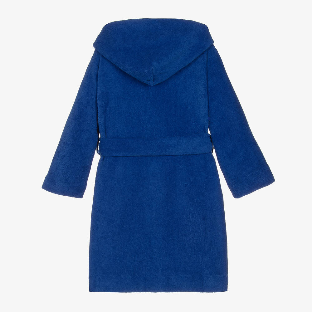 Molo-Cobalt Blue Terry Towelling Bathrobe | Childrensalon Outlet