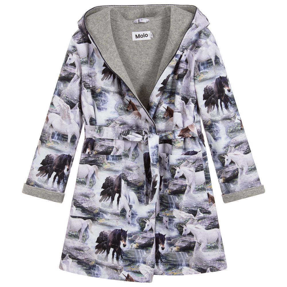 Molo - Cotton Towelling Bathrobe | Childrensalon