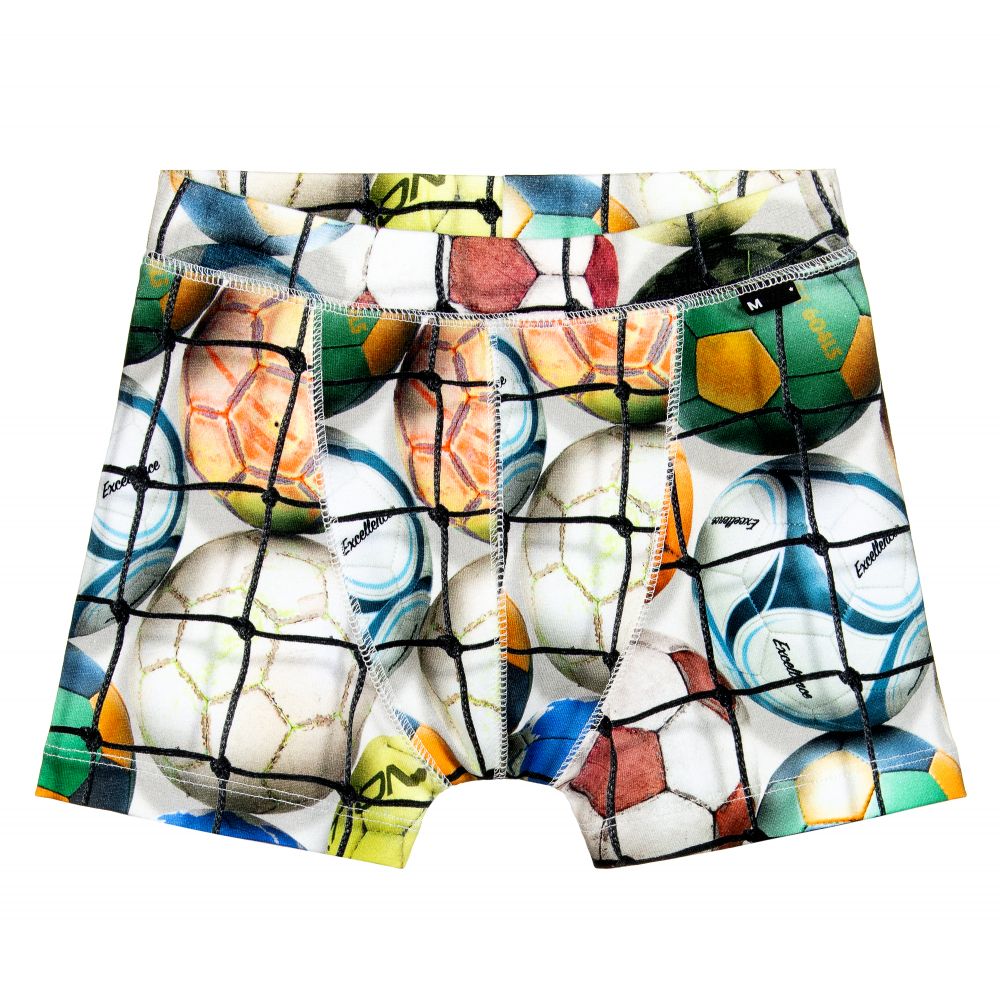 Molo - Football Print Boxer Shorts | Childrensalon