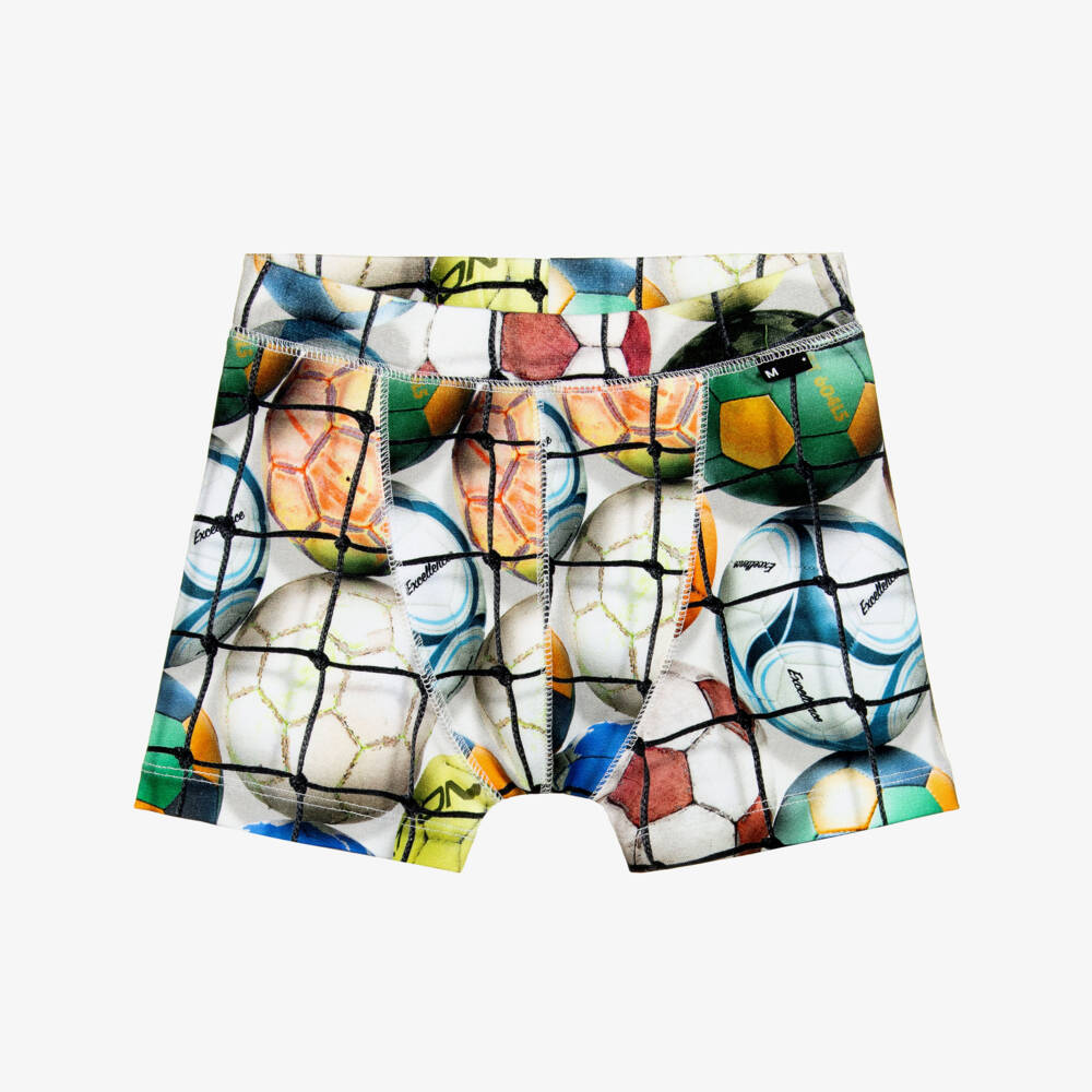 Molo-شورت بوكسر قطن عضوي بطبقة ملونة للأولاد | Childrensalon Outlet