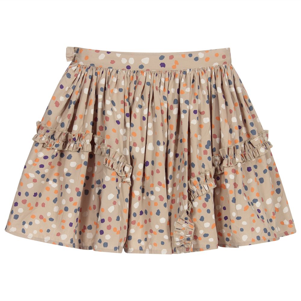 Girls beige skirt clearance