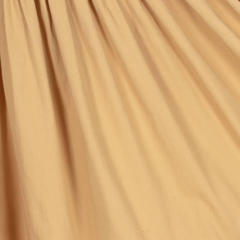 Molo-Girls Beige Organic Cotton Dress | Childrensalon Outlet