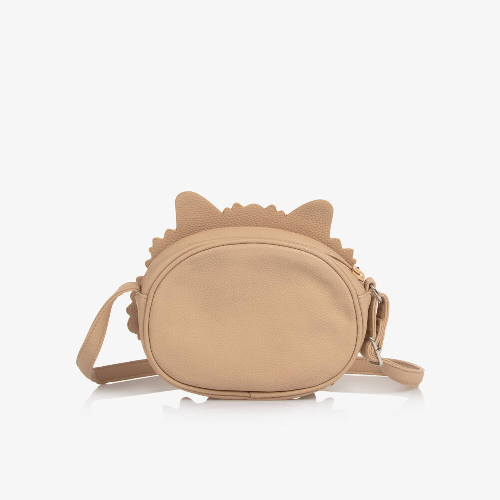 Molo-Girls Beige Pomeranian Dog Shoulder Bag (22cm) | Childrensalon Outlet