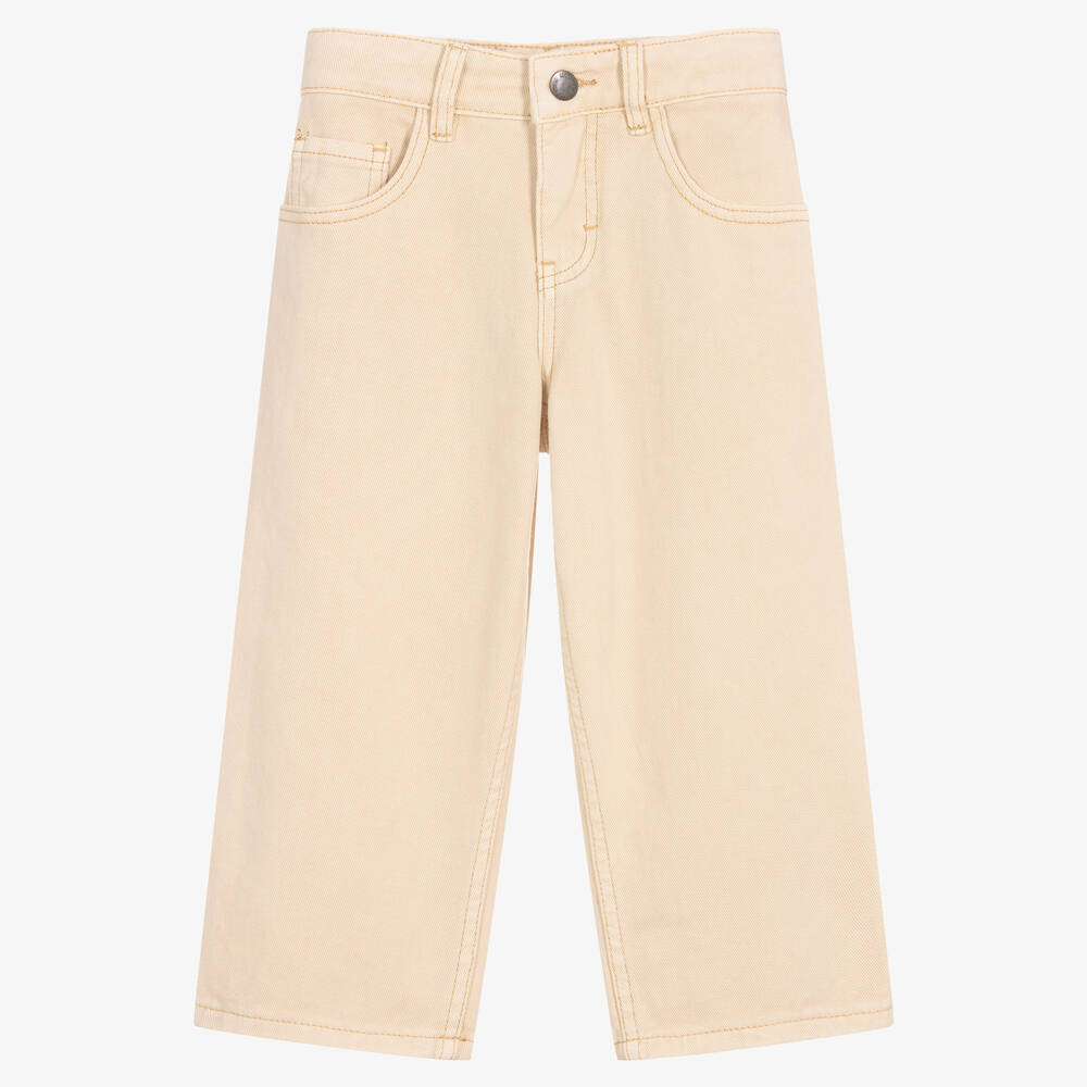 Molo - Бежевые прямые джинсы для девочек | Childrensalon