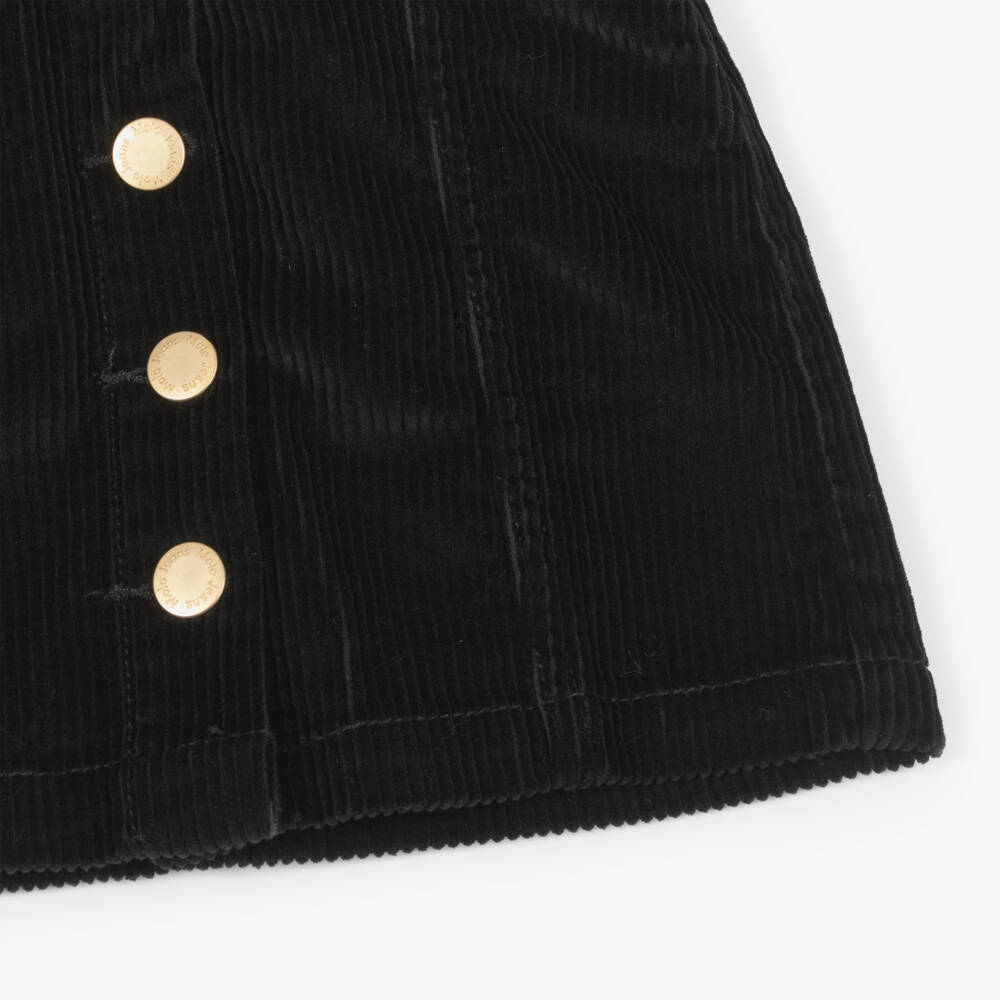 Molo-Girls Black Corduroy Mini Skirt | Childrensalon Outlet