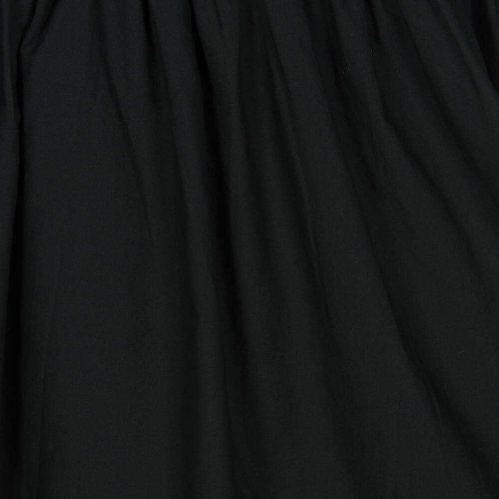 Molo-Girls Black Cotton Dress | Childrensalon Outlet