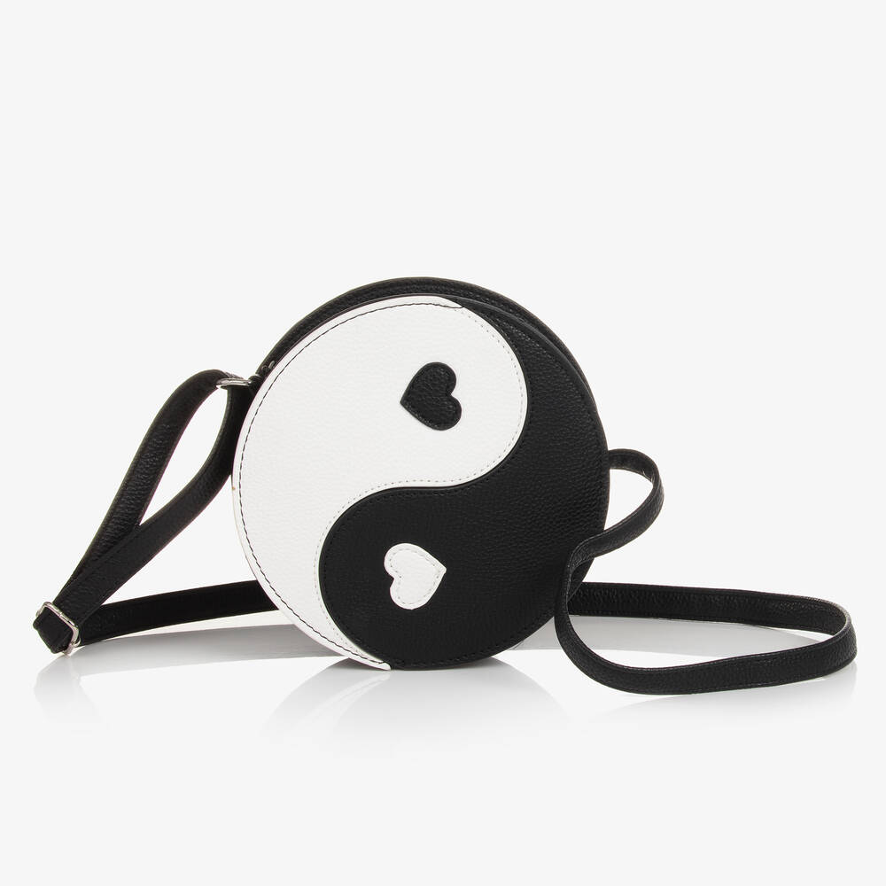 Molo-Girls Black & White Handbag (17cm) | Childrensalon Outlet