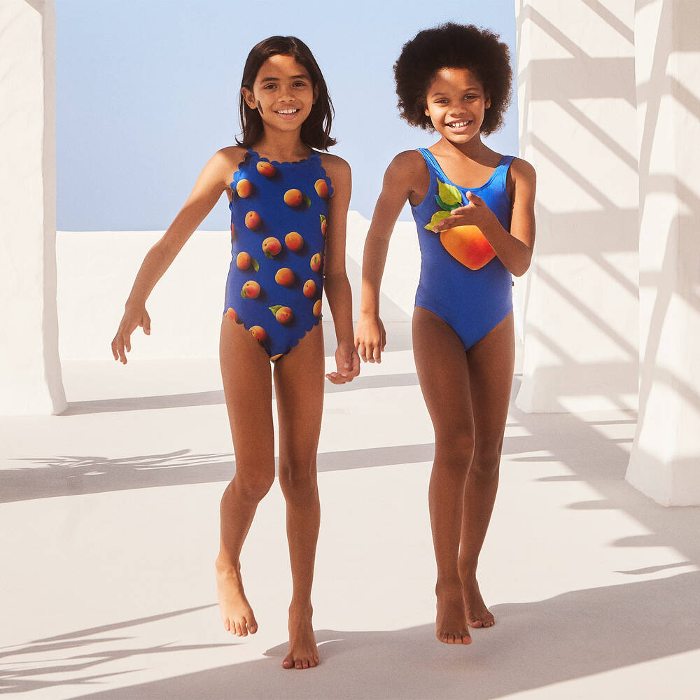 Molo-مايّو لون أزرق للبنات (UPF50+) | Childrensalon Outlet